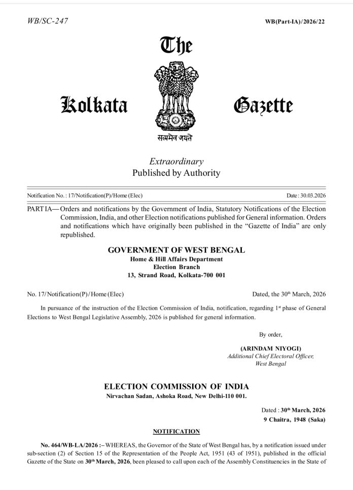 Assembly Election 2026